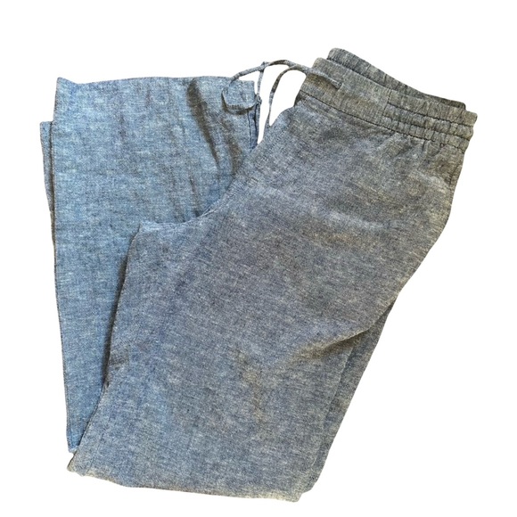 Old Navy Women’s Chambray Pants Size M - Picture 4 of 9